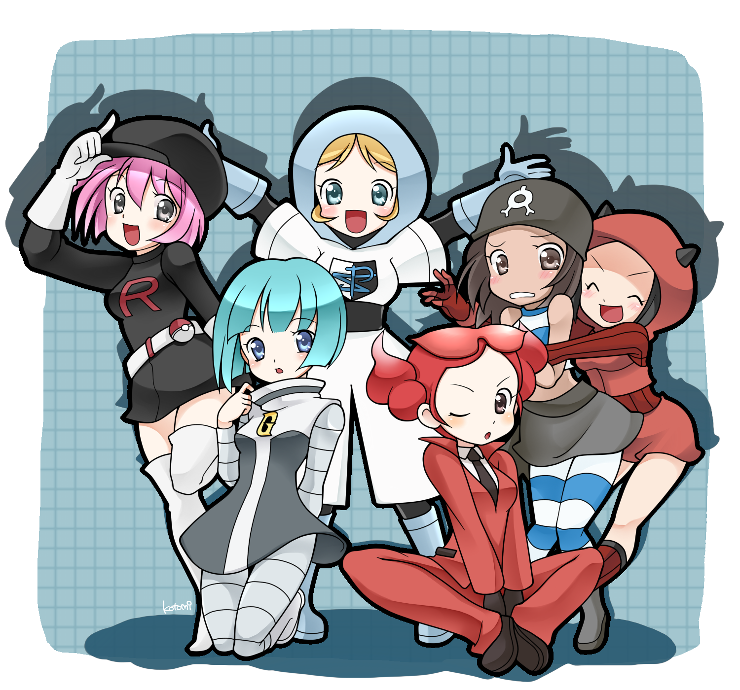 Evil Team Rocket Girls